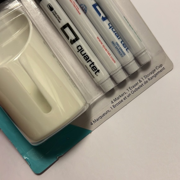 6 pcs Mini Accessories Markers Eraser and Magnetic Storage Cup - Picture 8 of 8